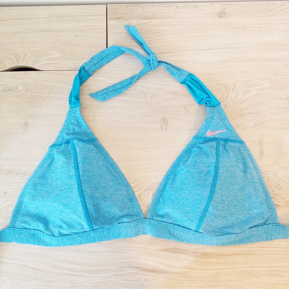 Nike Halter Bathing Suit Bikini Top